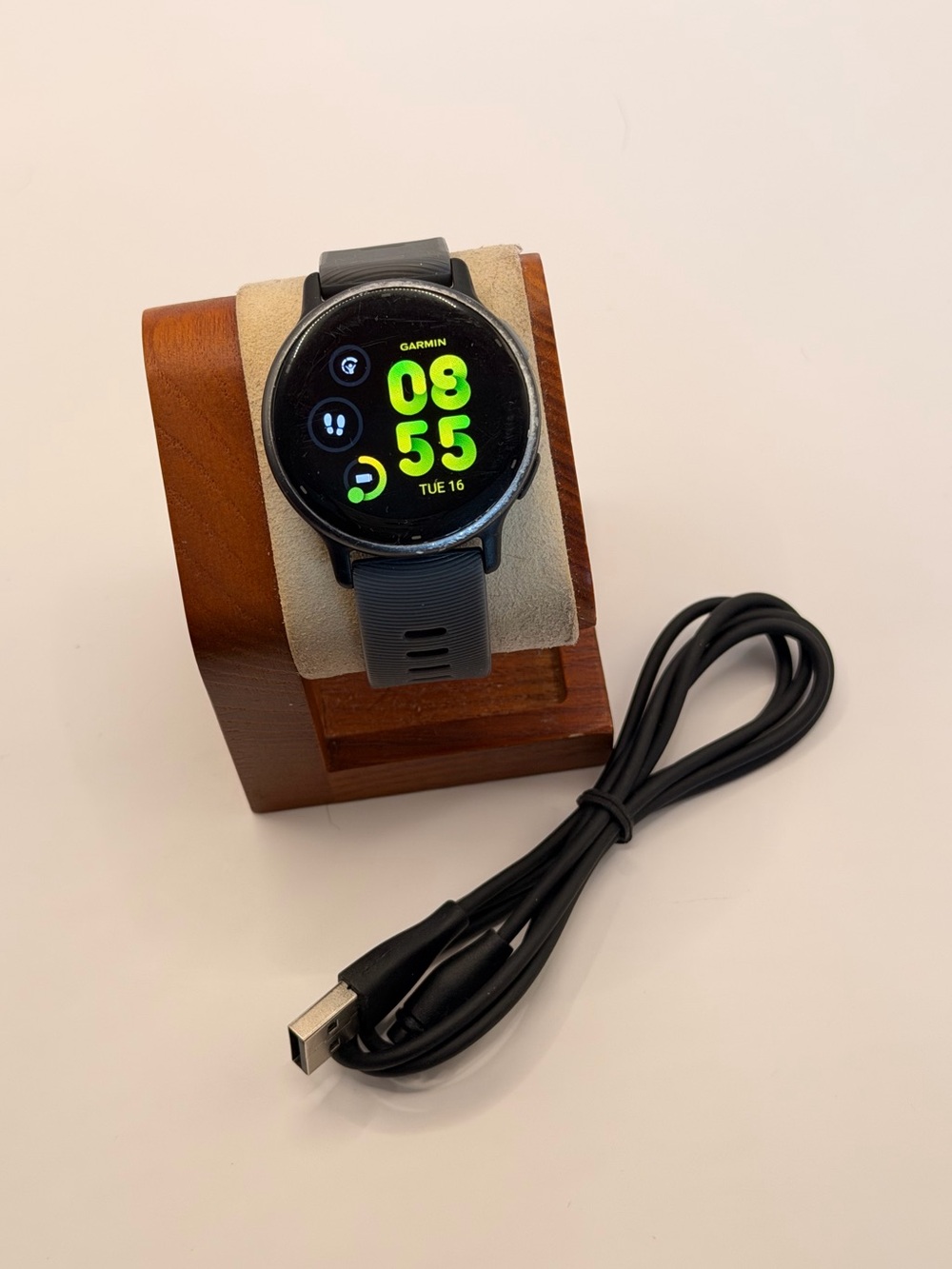 Garmin Vivoactive 5, Tested, Charger included, Black/gray, smartwatch, fitness